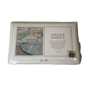 Vintage Atelier Martex Full Flat Sheet‎ Monet's Lilies Cotton Blend 1989 USA